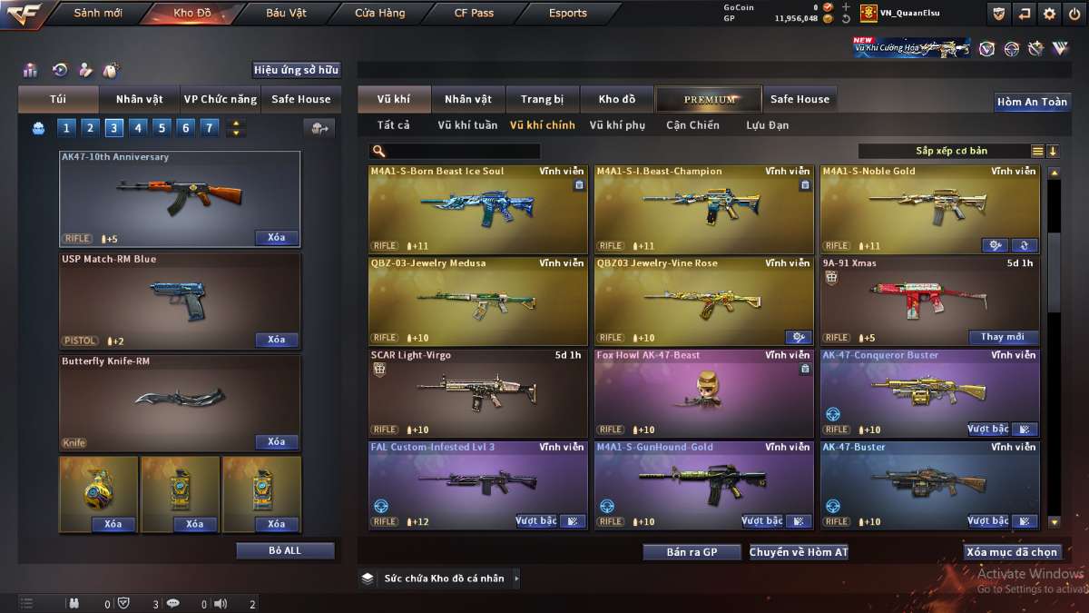 shop acc cf uy tin gia re